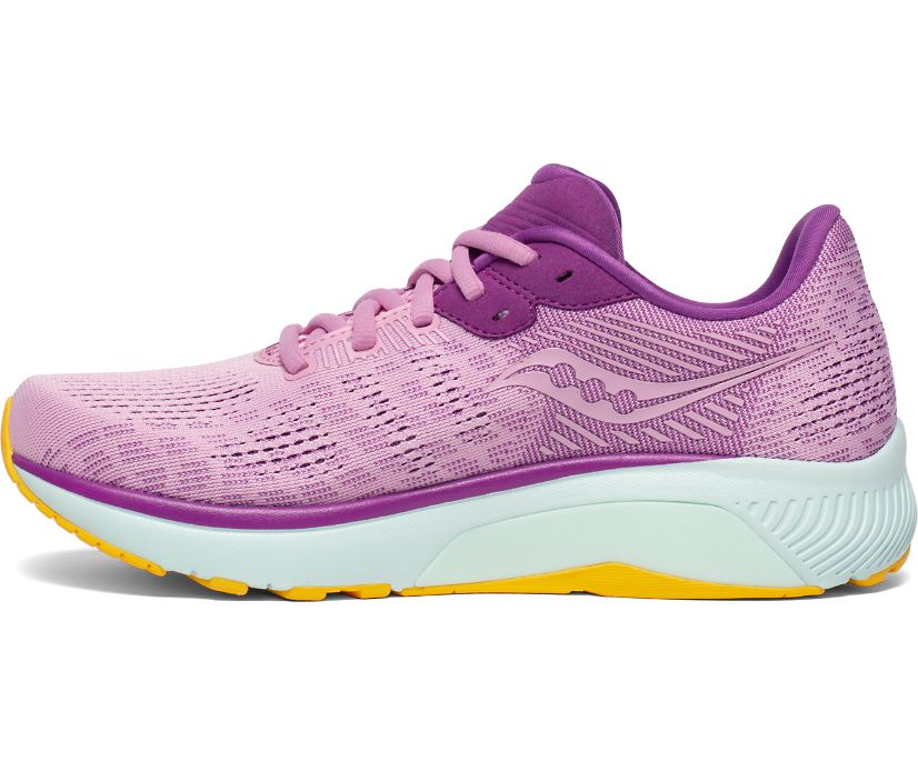 Women's Saucony Guide 14 Running Shoes Pink / Purple | Singapore 145GSOL